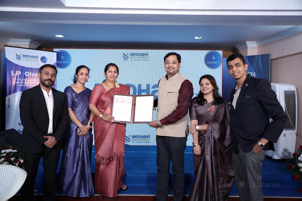 LP GIMSAT is now the service outreach partner of Medhavi Skills University