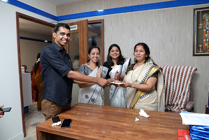 Handing over the signed MoU with ZGC