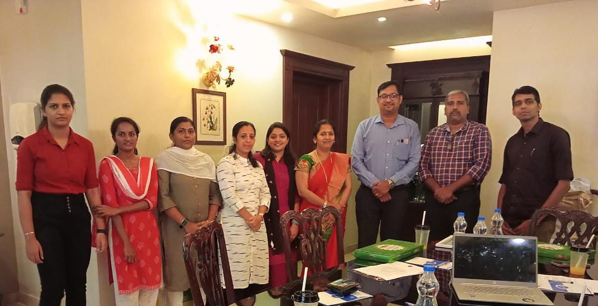 Mr. Sajeev Kumar, Vice President - Industry Relations (South and West) at Medhavi Skill University, along with Team LP GIMSAT, gearing up for new advancements. The discussion is geared towards delivering top-notch vocational education and training to empower the youth, elevating their employability across diverse sectors. The collaboration will see Medhavi Skill University and LP GIMSAT working together to design and develop industry-relevant skill courses and training programs.