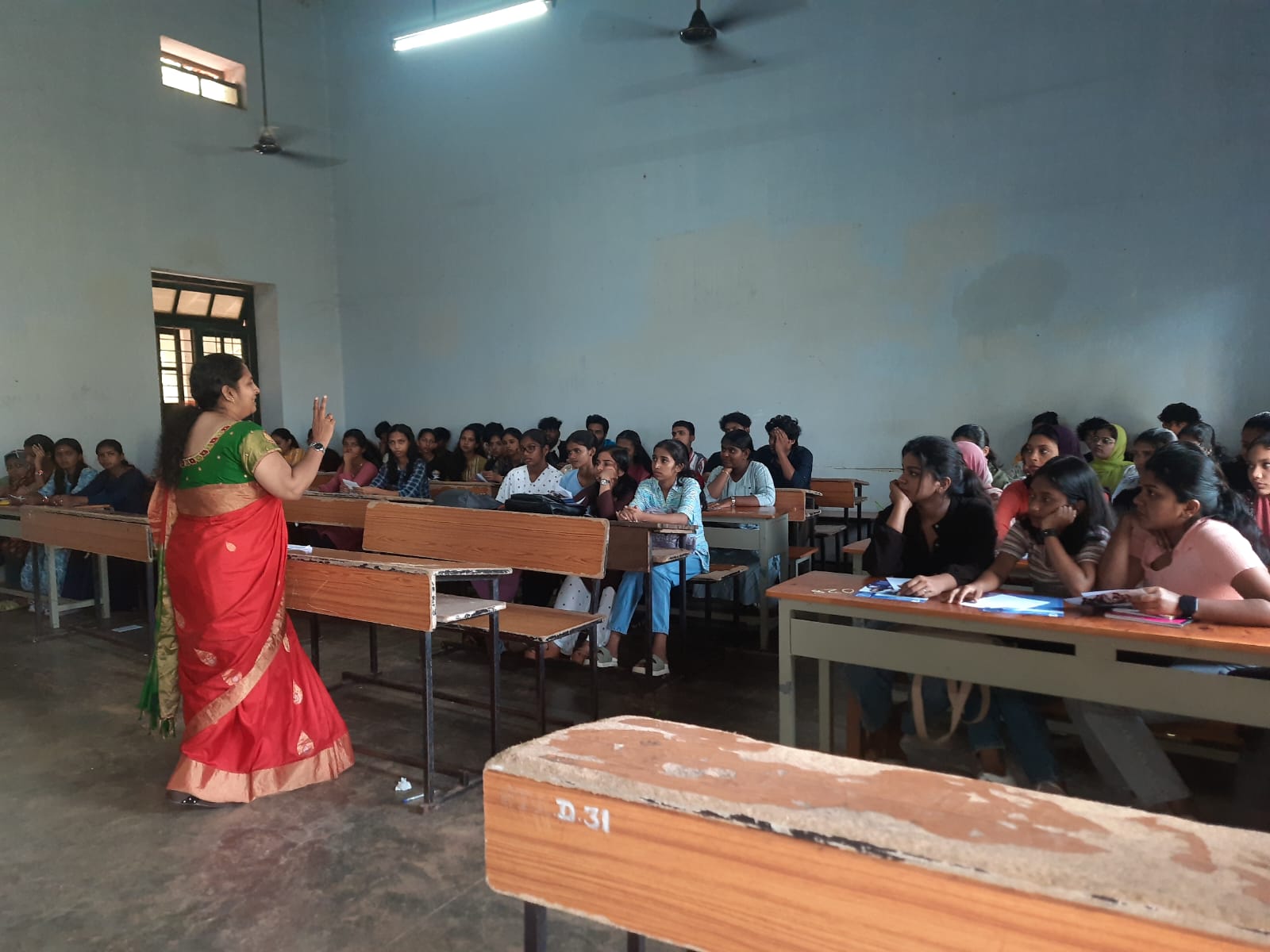 Meeting with Dr. B Rajini, the Principal of Zamorins Guruvayurappan College, to discuss the integration of add-on courses for students to enroll in the Diploma in Aviation program. Progressing towards formalizing a Memorandum of Understanding (MoU) with the college.